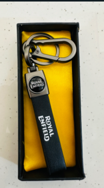 Royal Enfield Leather Keychain