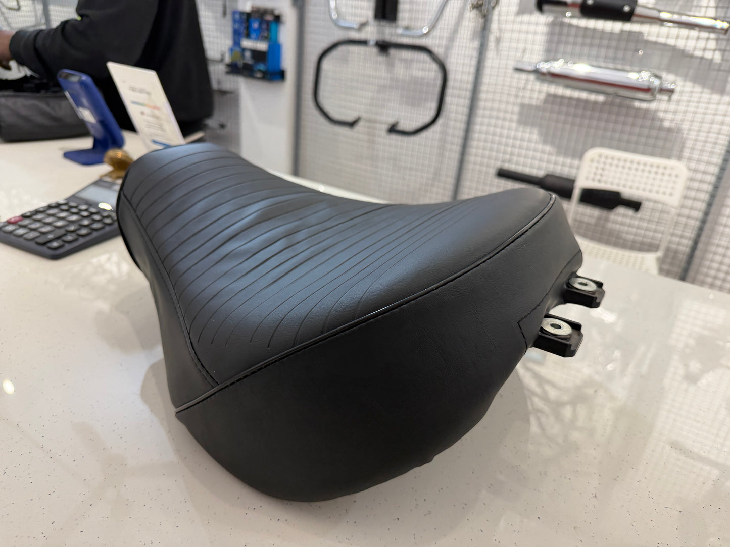 Seat Cover for Meteor 350 Black & Brown