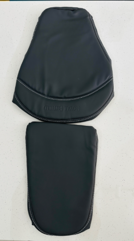 Seat Cover for Meteor 350 Black & Brown