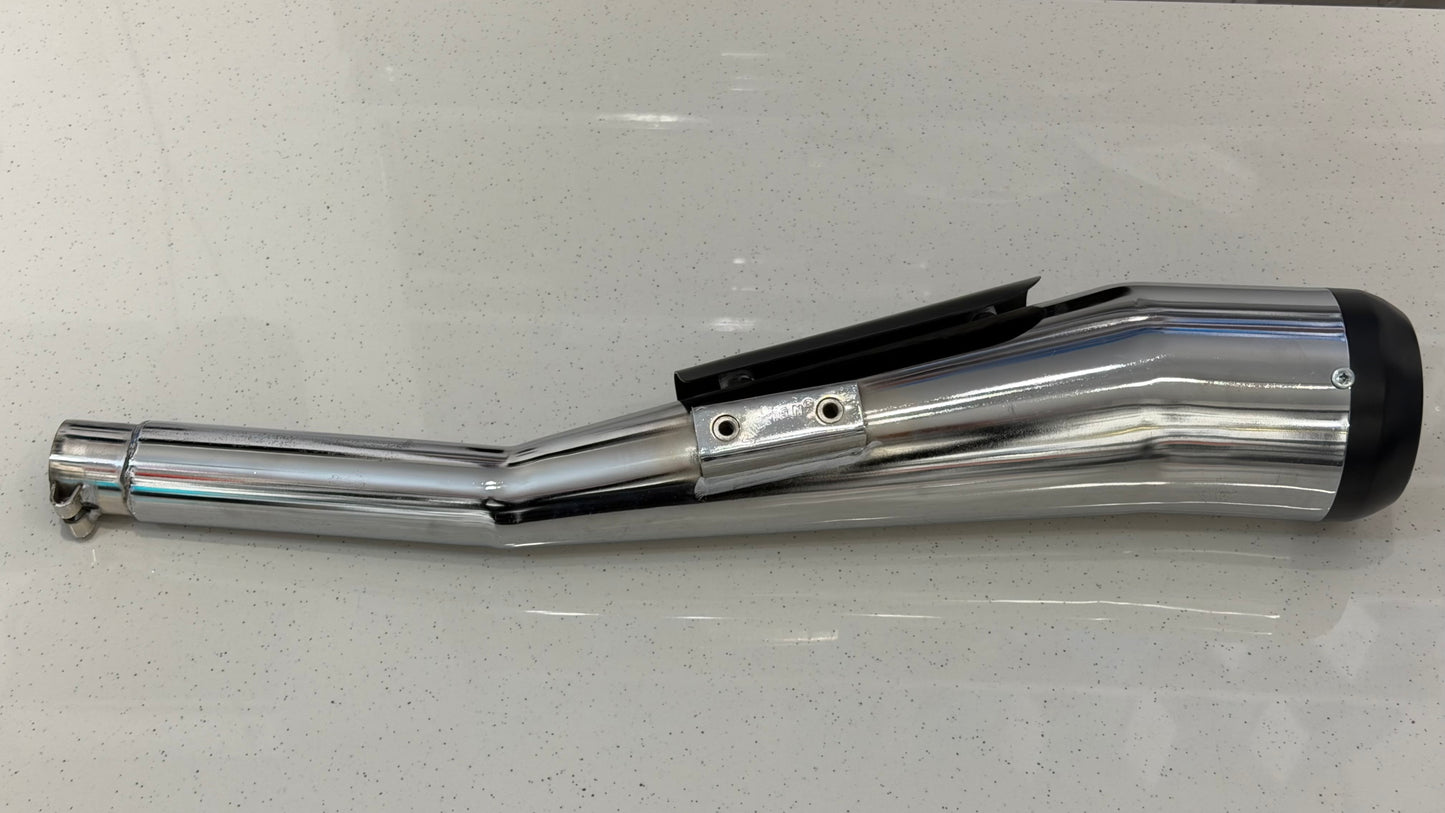 Bambukat Silencer for Royal Enfield Old Classic, Old Standard & Thunderbird – Deep Bass Exhaust