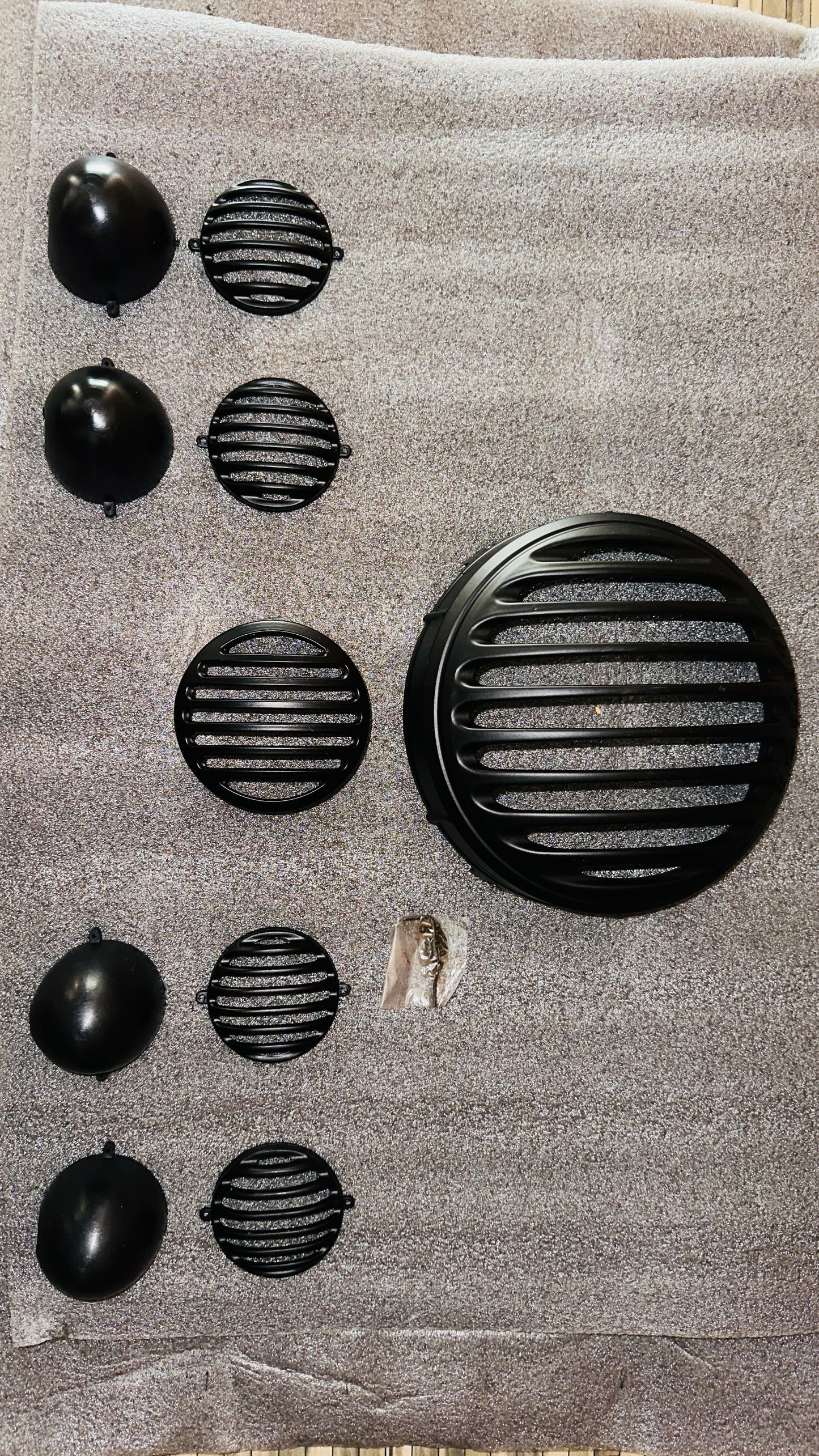 Meteor 350 Head Grill Aluminium 6 Pc Set – Protect Headlight, Tail Light & Indicators