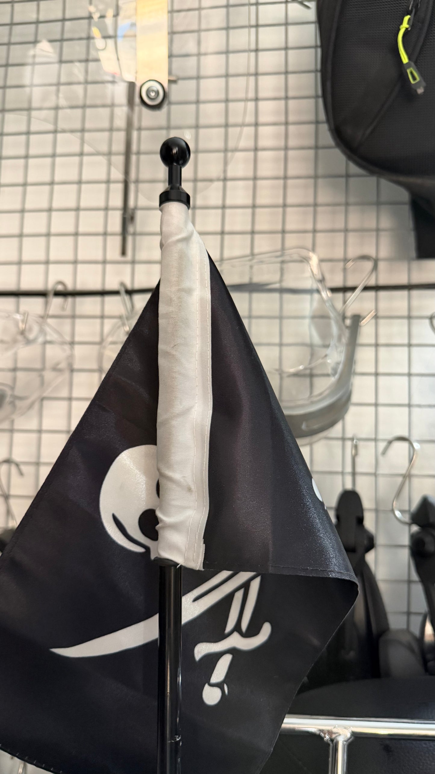 Premium Stainless Steel Flags for Bikes – Super Strong Motorcycle Flag Rod Setup for All Bikes