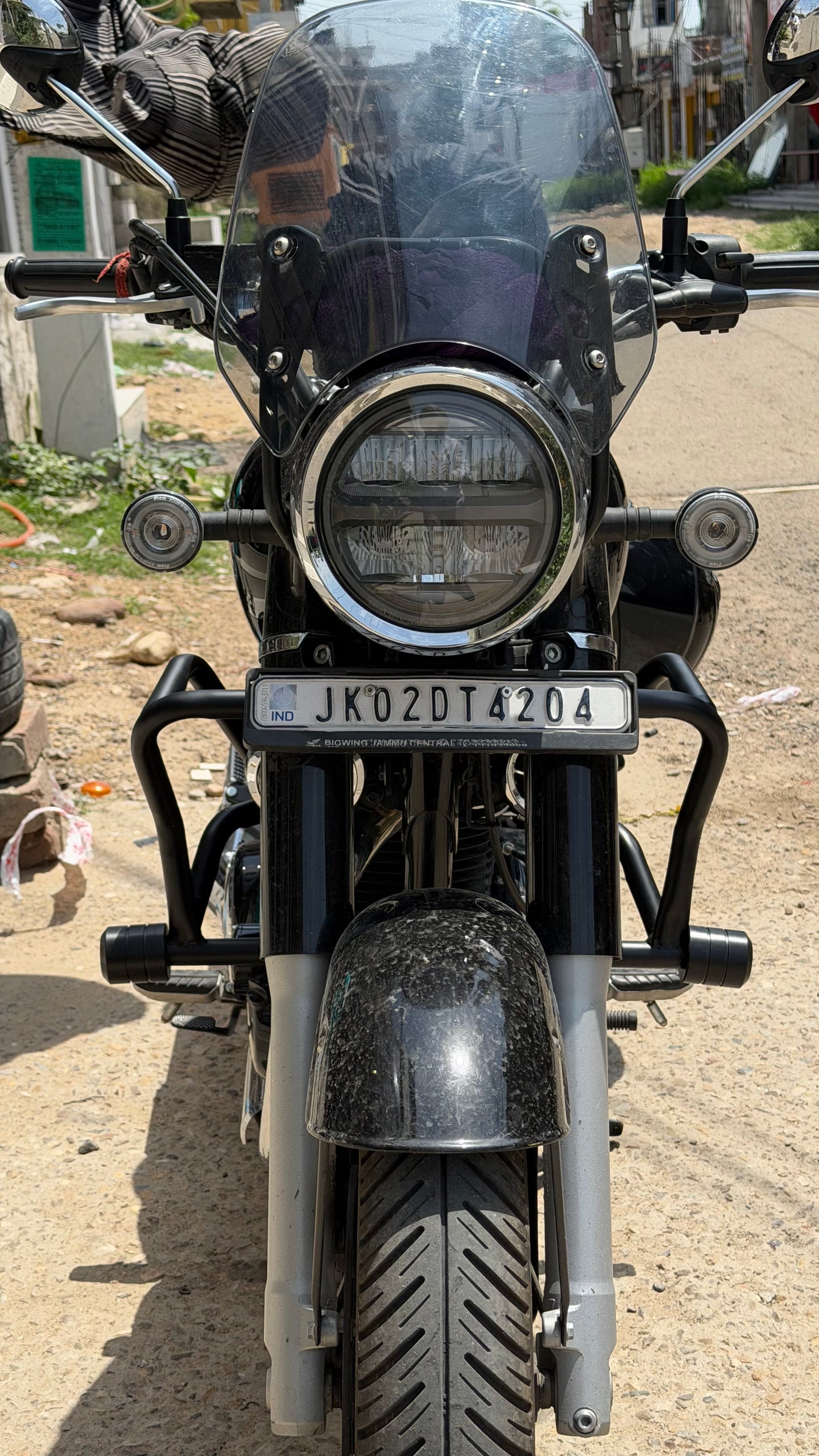 Heavy Duty Crash Guard for Honda H’ness CB350 – Engine & Leg Protection with Strong Build