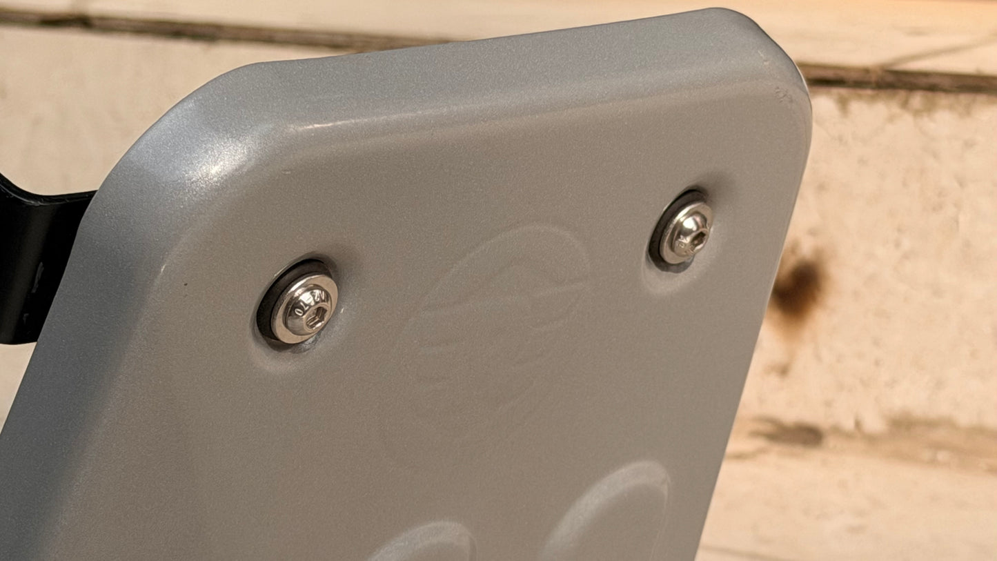 Genuine Sump Guard Aluminium ( Black & Silver )