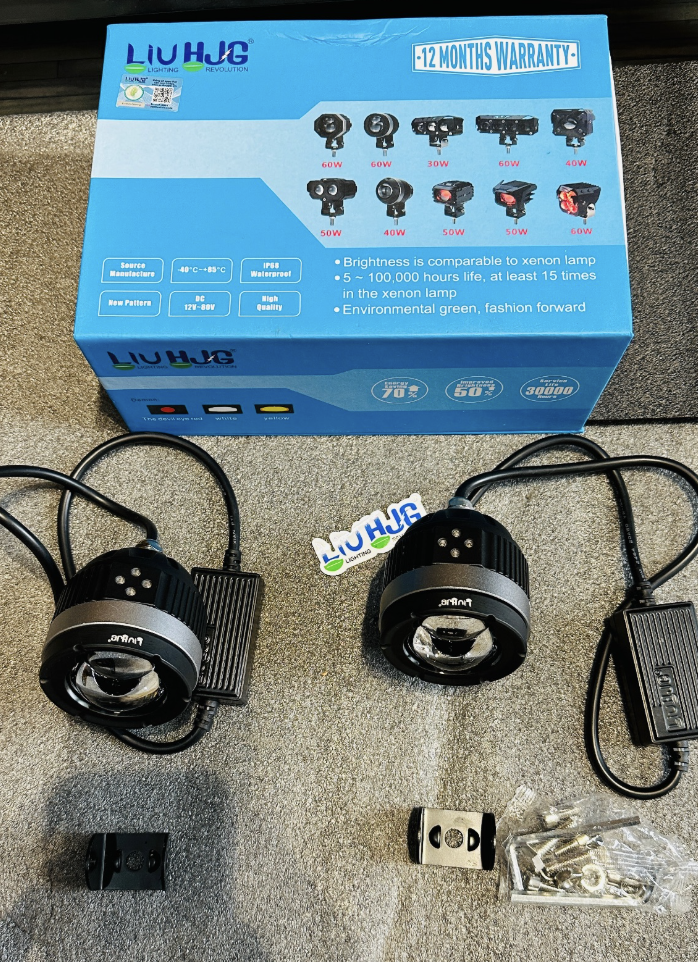 HJG P49 fog lights with dual lens