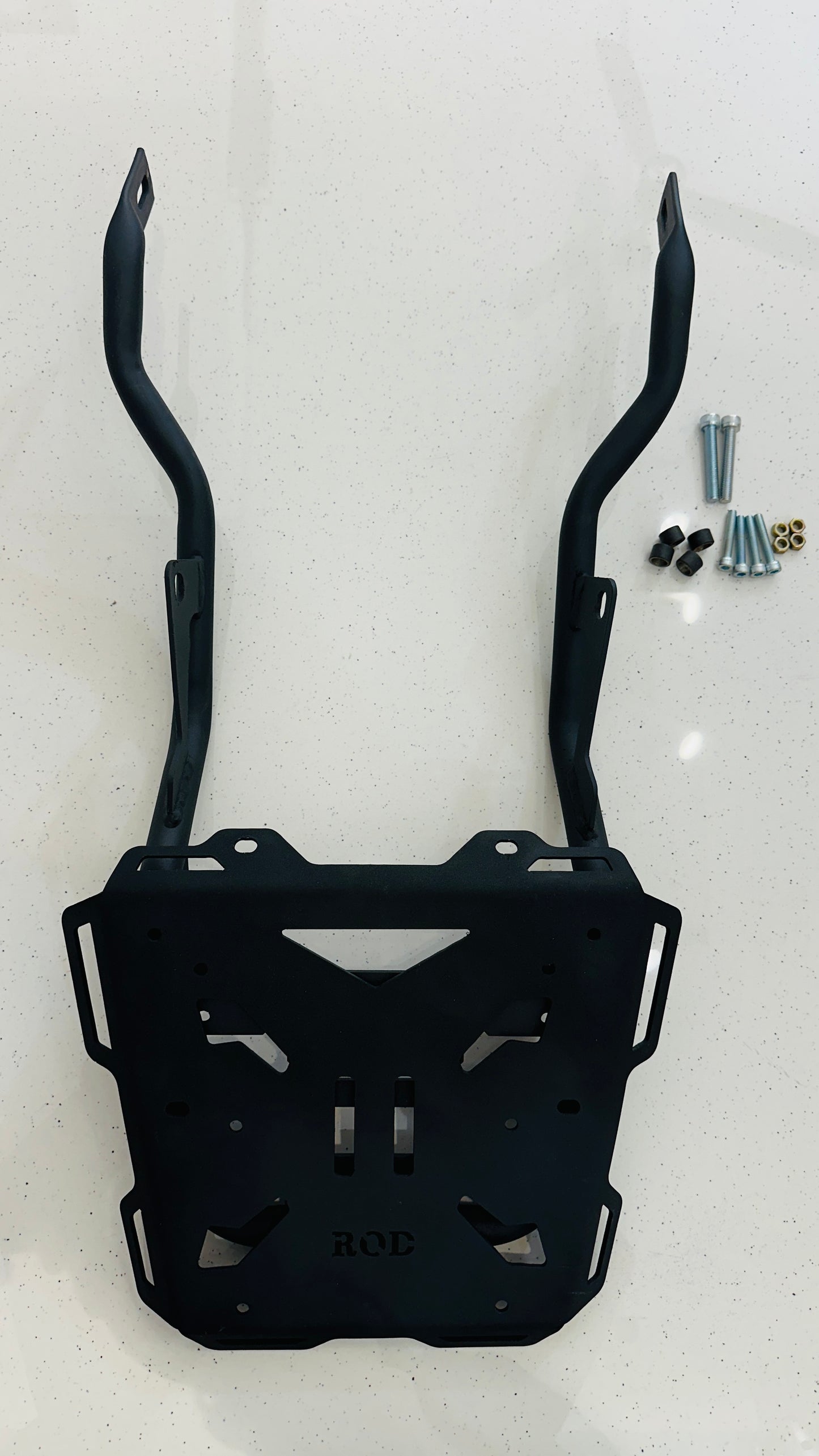 Heavy-Duty Carrier with Base Plate for Royal Enfield Classic Reborn & Standard 350 – Supports Up to 45L Top Box