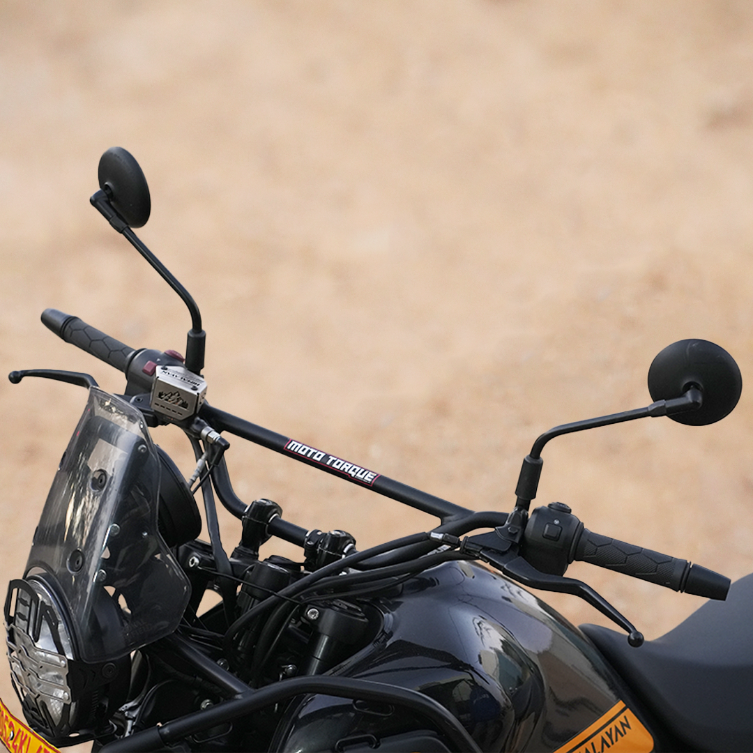 Royal Enfield Himalayan 450 Handlebar with Inbuilt Vibration Dampening – Heavy-Duty Powder-Coated Handlebar for Enhanced Riding Comfort