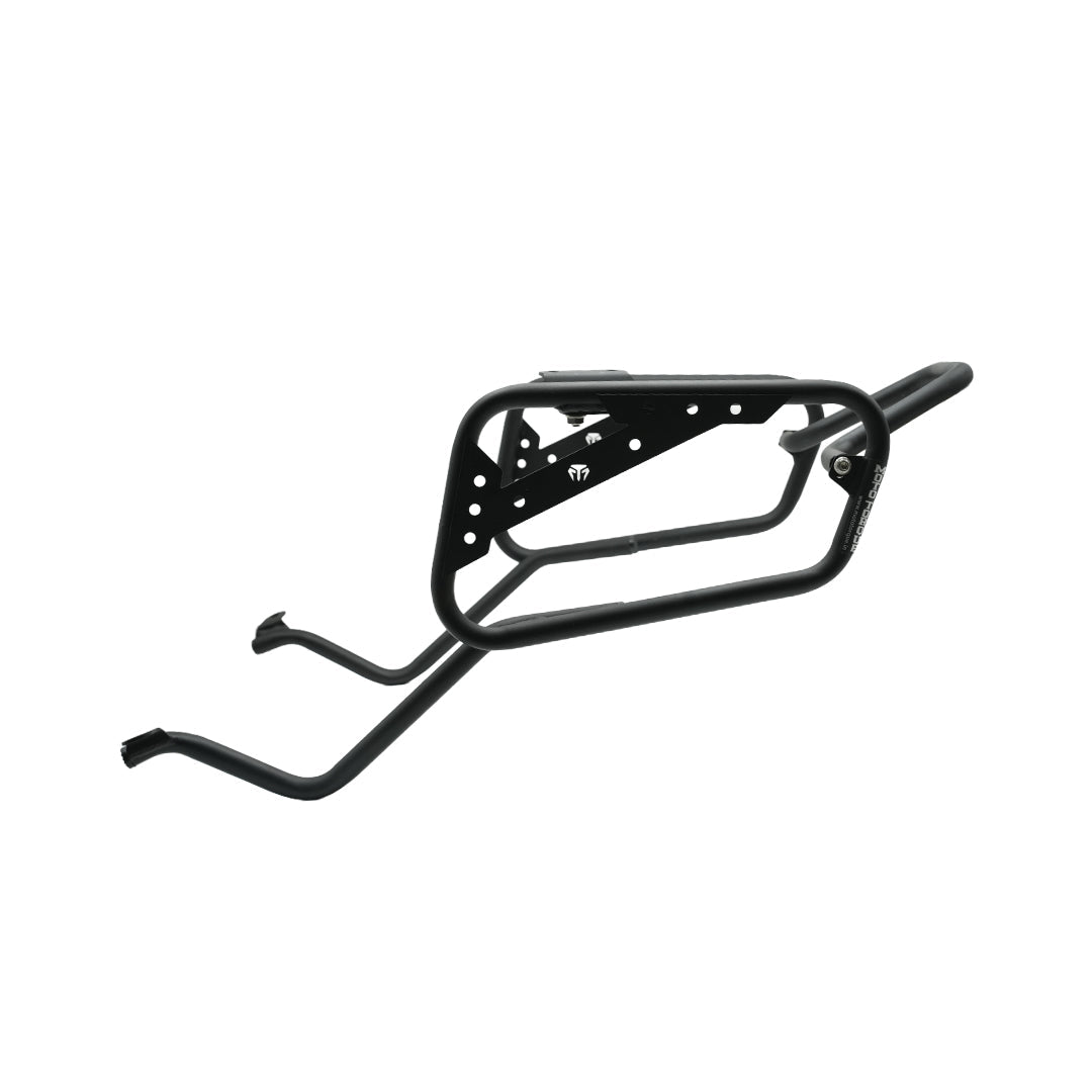 Saddle Stay for KTM 390 Adventure / Adventure X – Heavy-Duty Mild Steel Saddlebag Support | Black Powder-Coated Touring Accessory
