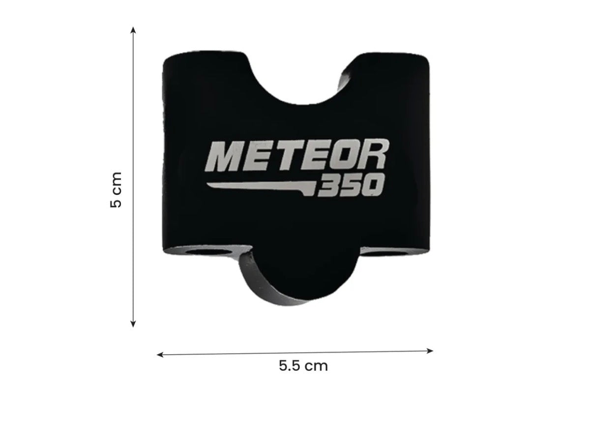 Adjustable Angular Handlebar Riser for Royal Enfield Meteor 350 – Height Riser Clamp for Enhanced Comfort & Control