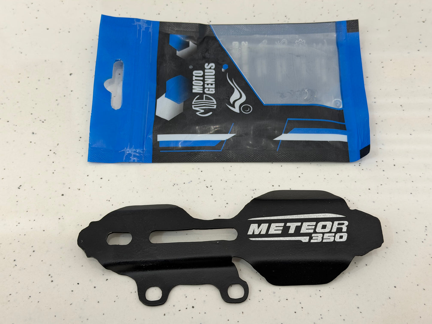 Premium rear master cylinder guard compatible with Royal Enfield Meteor 350