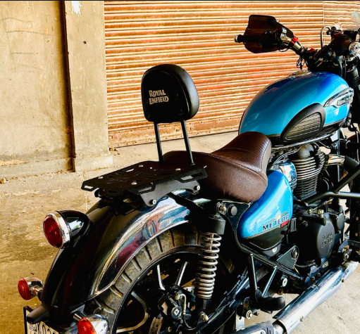 Bobber Kit for Meteor 350 with rider back rest