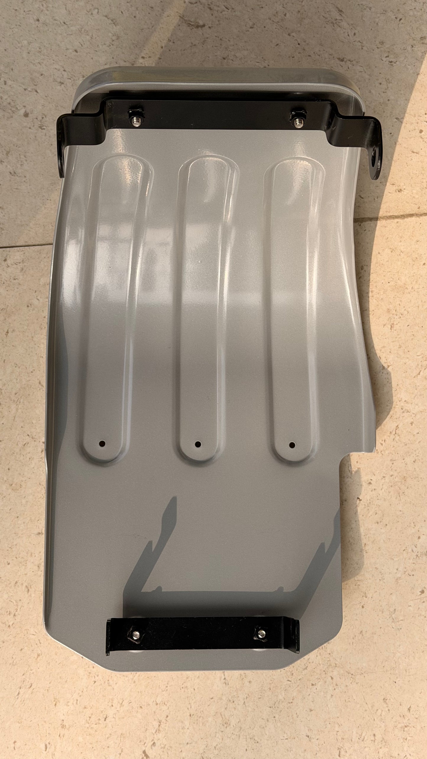Genuine Sump Guard Aluminium ( Black & Silver )