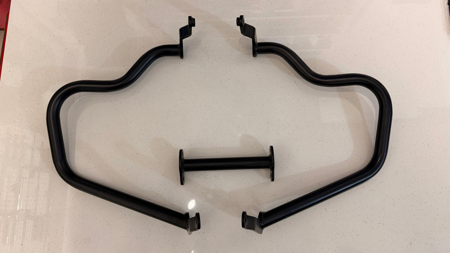 Mustache Leg Guard for Royal Enfield Super Meteor 650 – Super Heavy-Duty Engine & Leg Protection