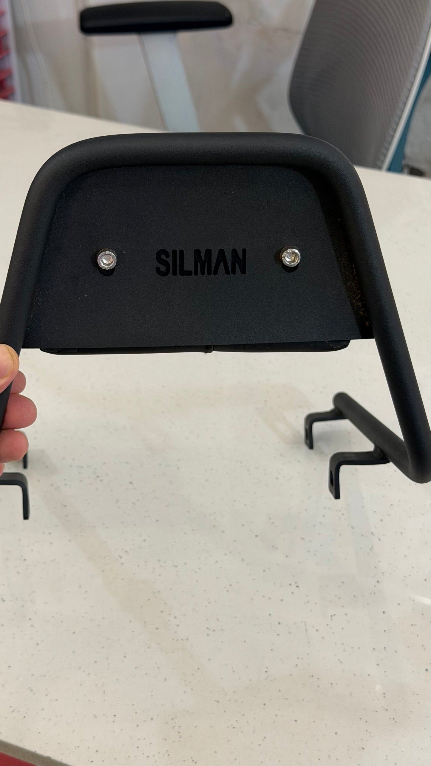 Heavy Duty Backrest for Royal Enfield Meteor 350 – Unbreakable Mild Steel Backrest with Superior Cushion | Sleek Touring Design | Powder Coated