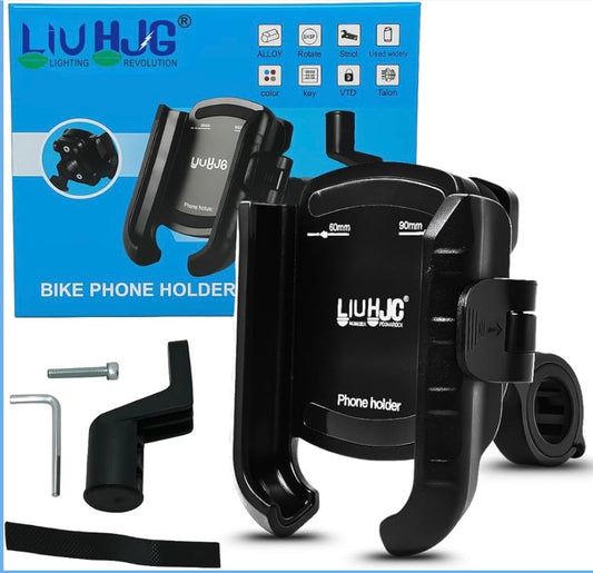 HJG Quick Release Mobile Holder for Bike – Advanced Anti-Vibration Phone Mount