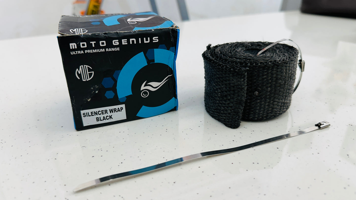 Motorcycle Silencer Wrap – High-Temperature Exhaust Heat Wrap for All Bikes