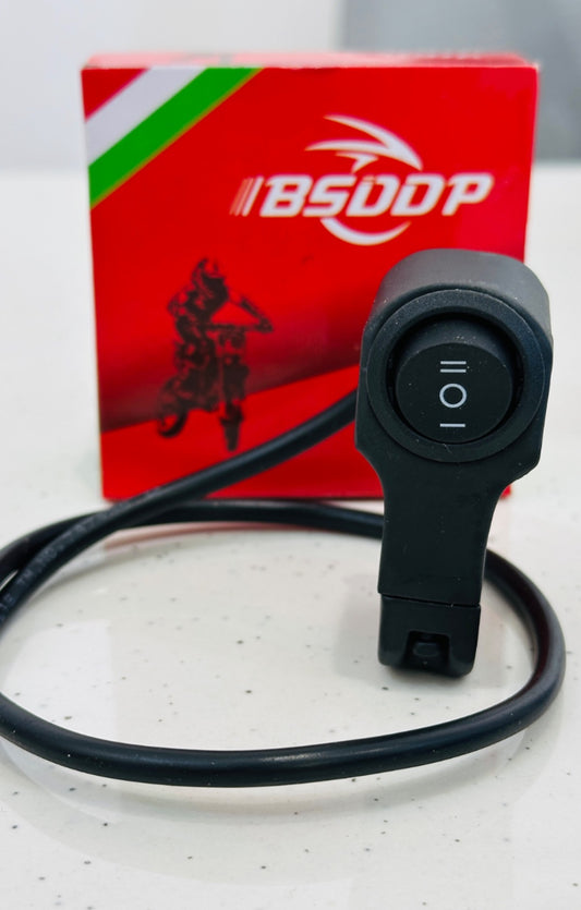 Waterproof Switch for Fog Lights & Headlights – Universal Motorcycle Switch