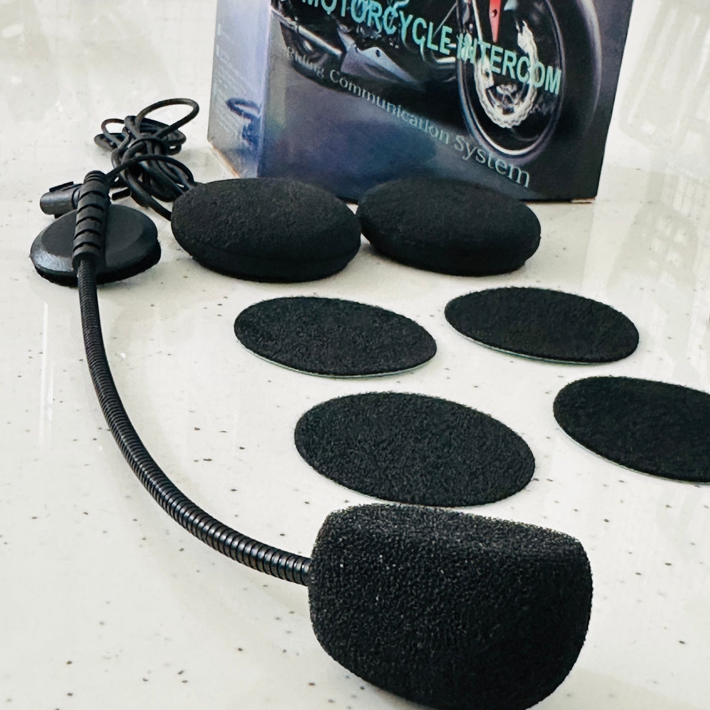 EJEAS V6 Pro+ Motorcycle Bluetooth Intercom – 6 Rider Pairing, 800M Range, Waterproof Helmet Headset