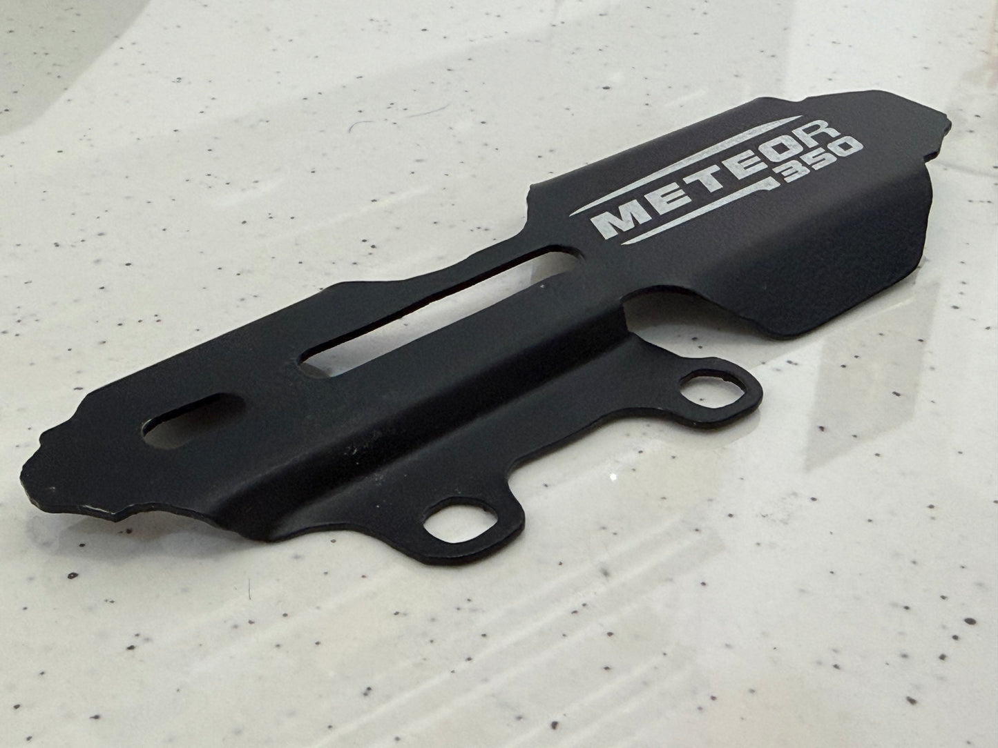 Premium rear master cylinder guard compatible with Royal Enfield Meteor 350