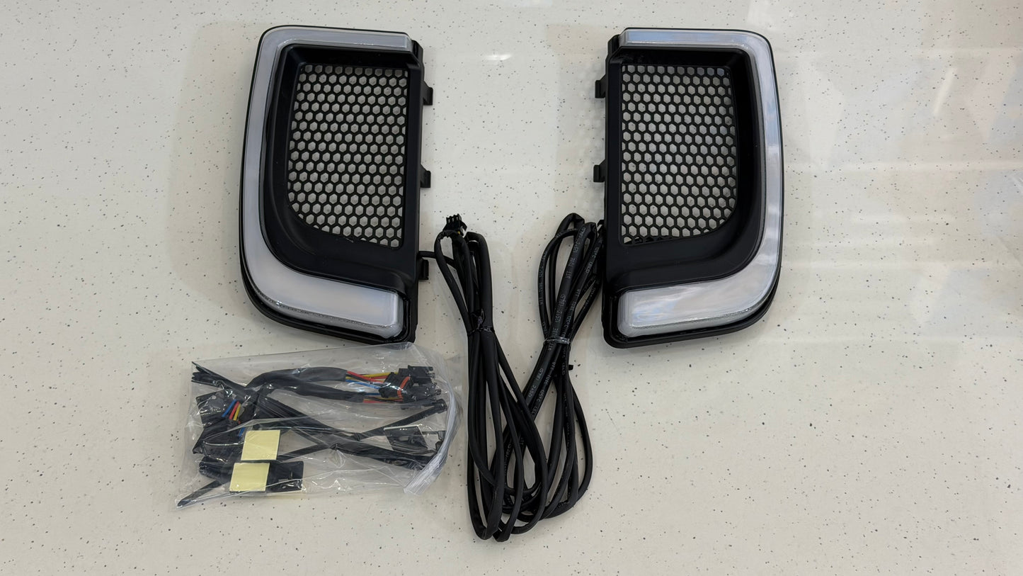 Dual Color DRL Lights for Lower Speaker Fairing – White & Yellow LED with Integrated Indicators | Super Bright
