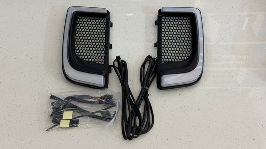 Dual Color DRL Lights for Lower Speaker Fairing – White & Yellow LED with Integrated Indicators | Super Bright