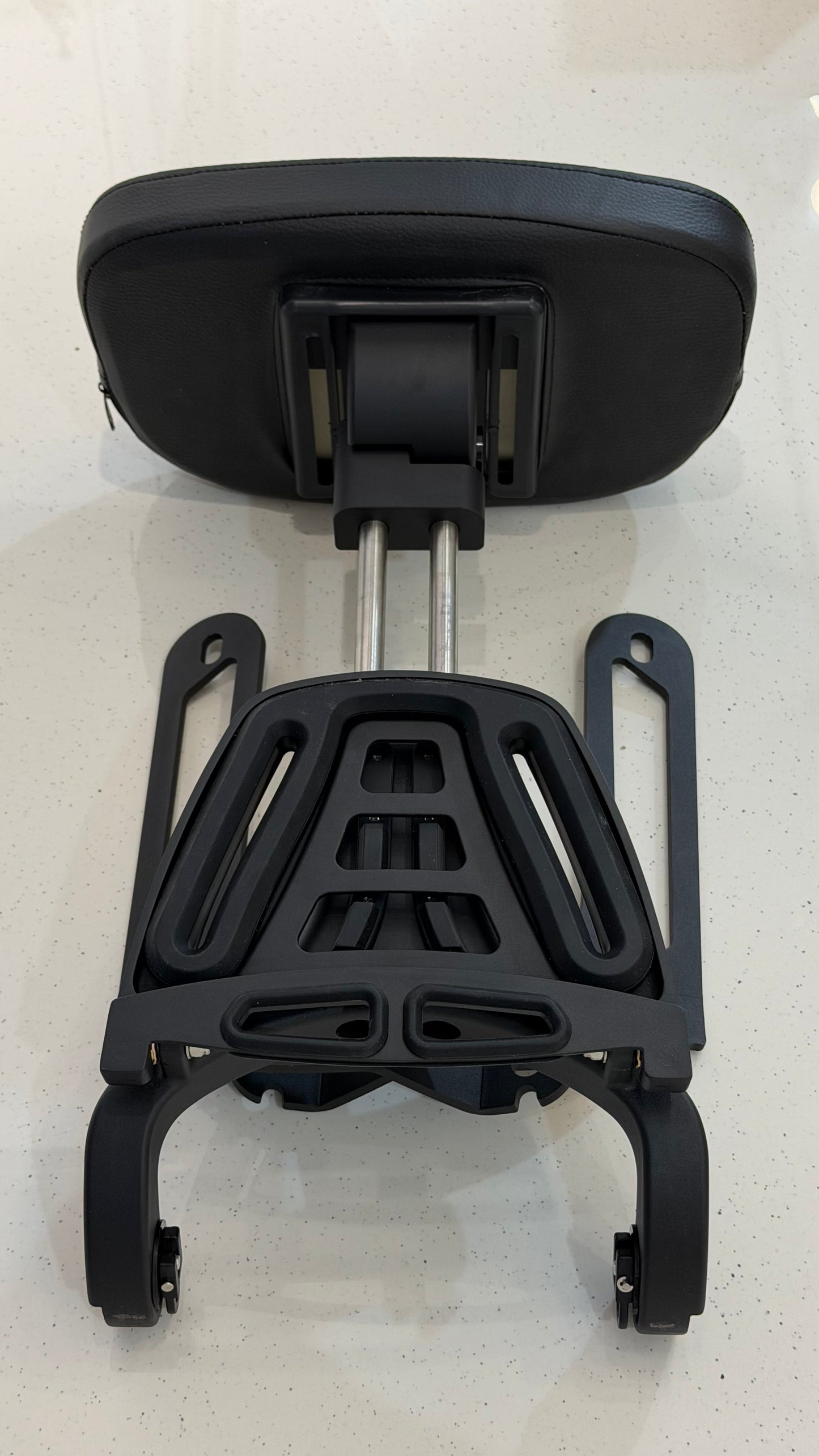 Heavy-Duty Adjustable Rider & Pillion Backrest for Super Meteor 650 – Premium Comfort & Touring Support