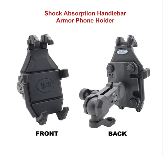 HJG Spider Mobile Holder for Bike – 6 Arm Anti-Vibration Phone Mount for Motorcycles