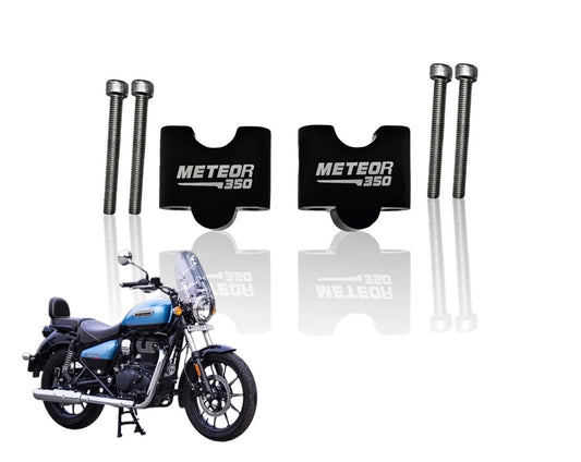 Heavy Duty Handlebar Riser for Royal Enfield Meteor 350 – Rust-Proof Handle Bar Height Riser | Premium Touring Comfort Upgrade