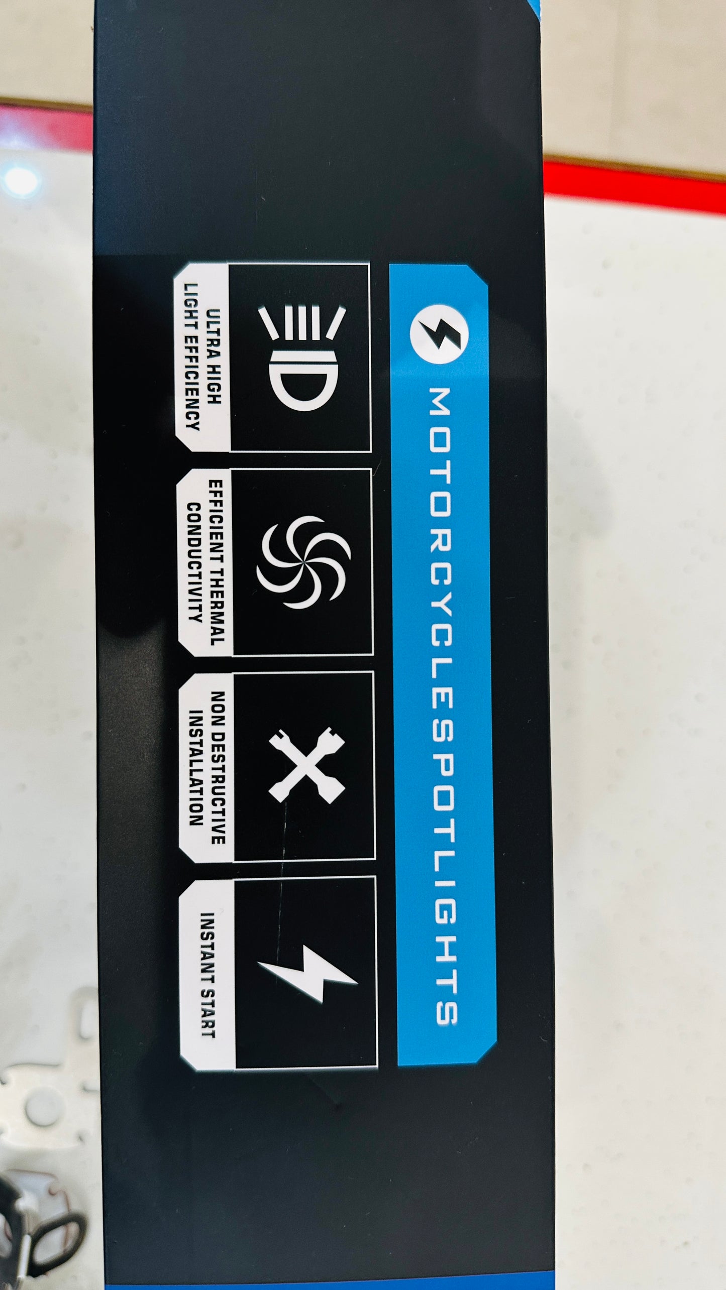 Moto Genius 60W Mercedes Fog Light – Ultra Bright LED with Wiring Harness & Wireless Switch | Premium Touring Light