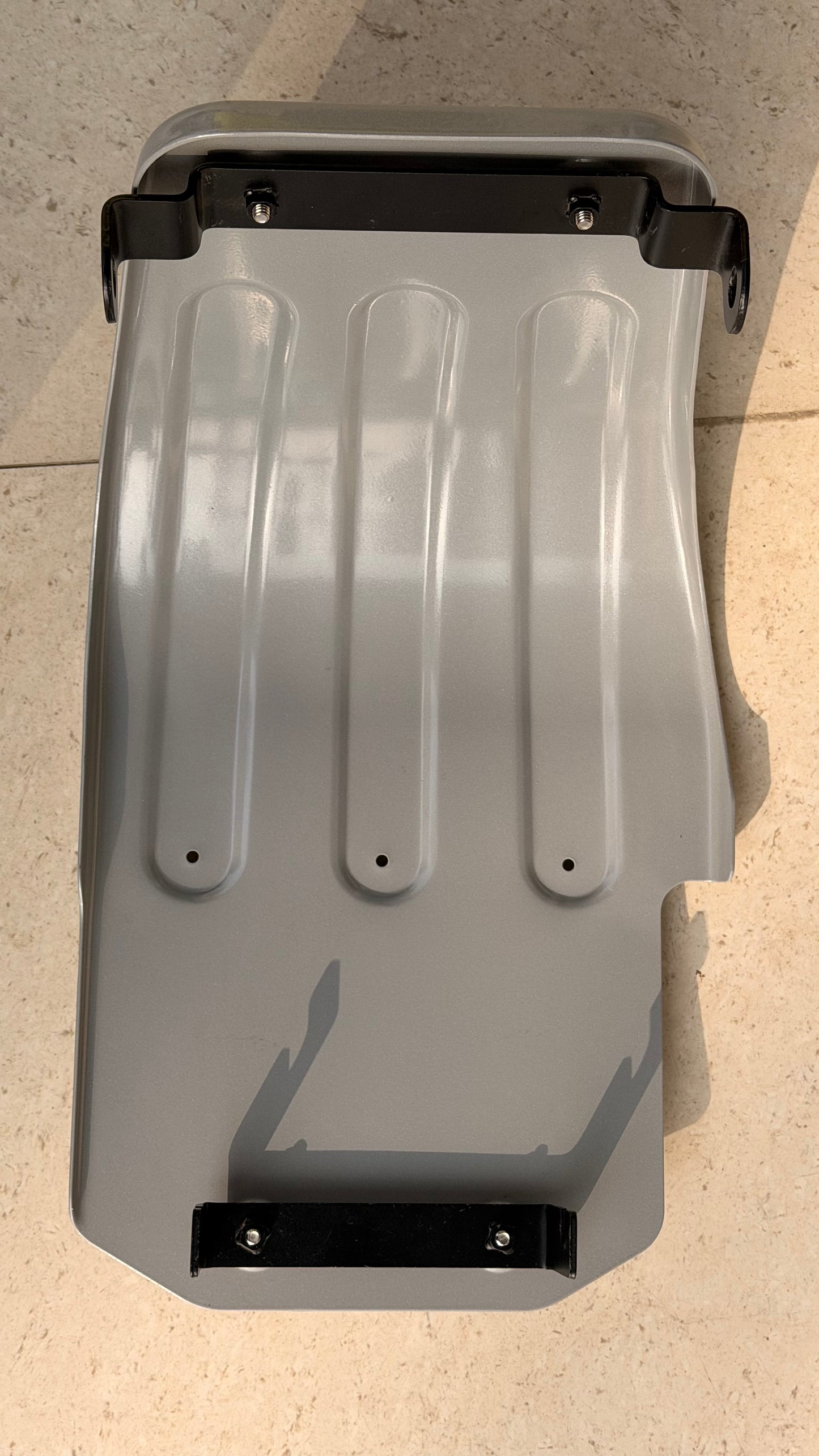 Genuine Sump Guard Aluminium ( Black & Silver )