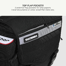 ViaTerra LEH 100% Waterproof Motorcycle Saddlebags – Premium Adventure Touring Luggage for All Bikes