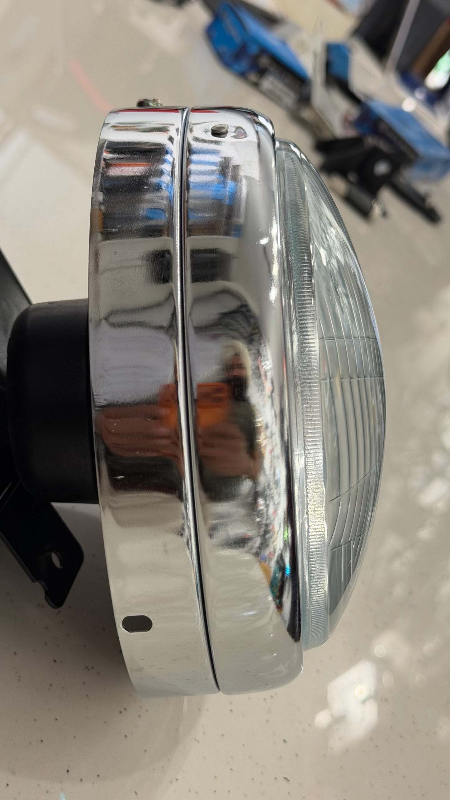 Vintage Standard Headlight & Tail Light Combo for Royal Enfield Bullet Standard 350 – Classic Retro Look | Complete Restoration Kit