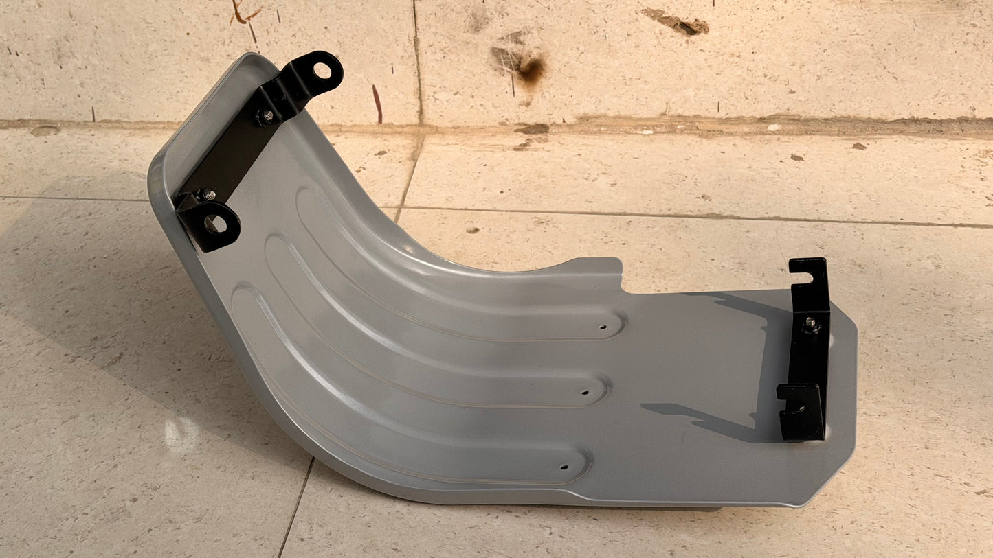 Genuine Sump Guard Aluminium ( Black & Silver )