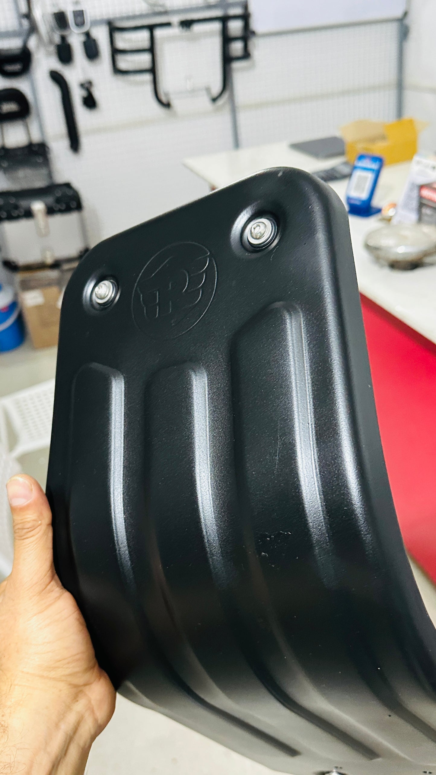 Genuine Sump Guard Aluminium ( Black & Silver )