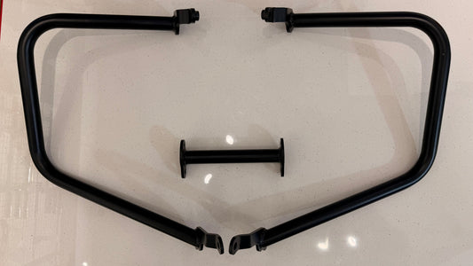 Speaker Leg Guard for Royal Enfield Super Meteor 650 – Heavy-Duty Crash Guard with Speaker Mount