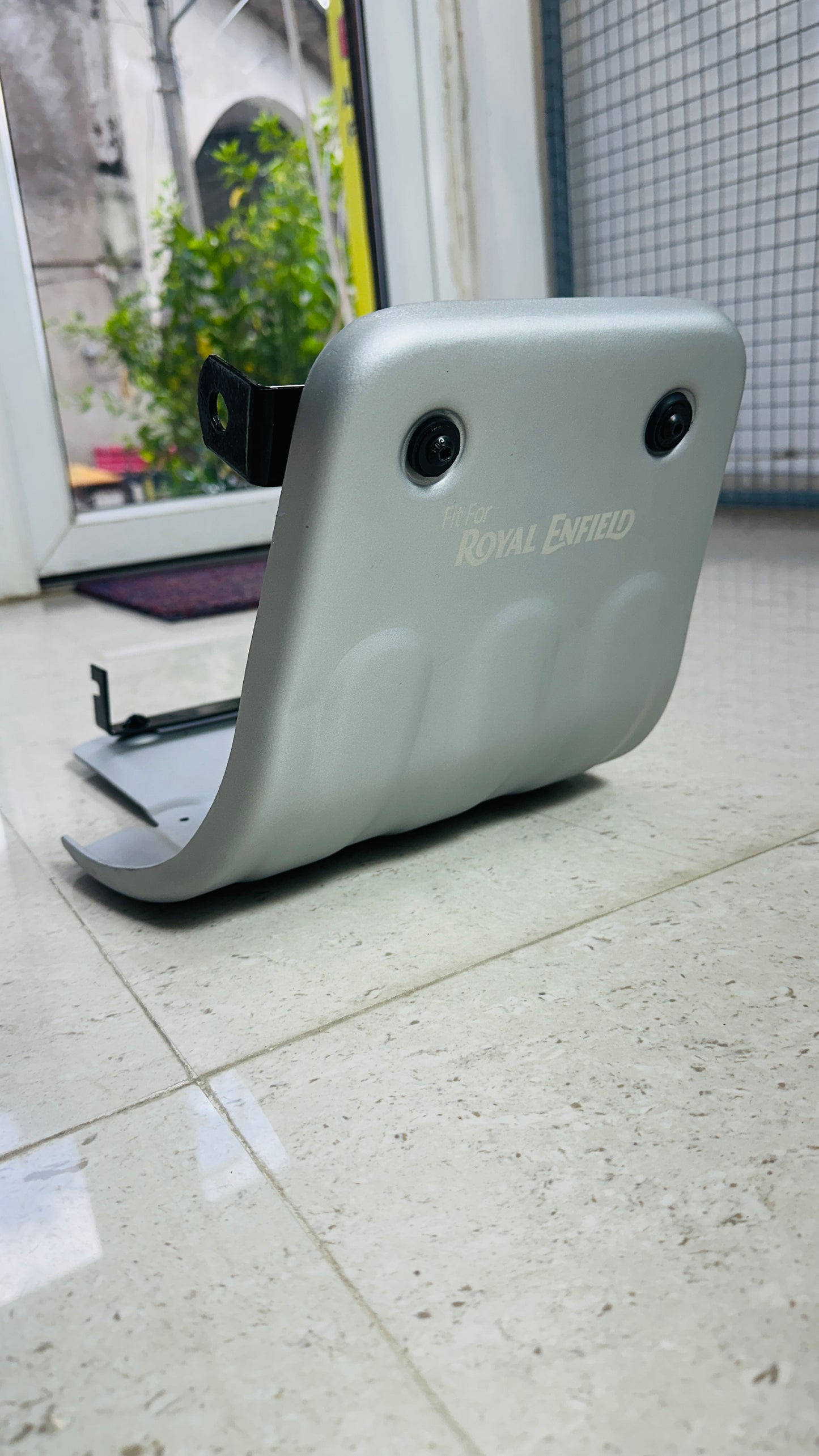 Genuine Sump Guard Aluminium ( Black & Silver )