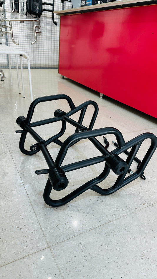 Crash Guard with Four Sliders for Royal Enfield Interceptor 650 & Continental GT 650 – Heavy-Duty Engine Protection