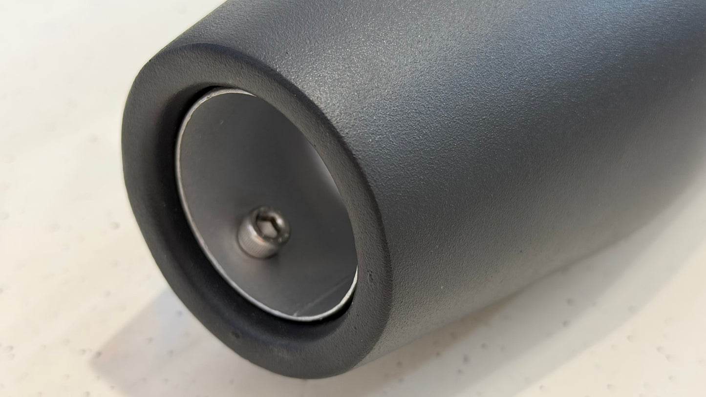 Moto Genius Venom Silencer with DB Killer – Deep Bass Exhaust | Black & Chrome Finish