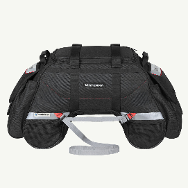 ViaTerra CLAW 72L 100% Waterproof Motorcycle Tail Bag – Universal Adventure Touring Tail Bag with Roll-Top Design