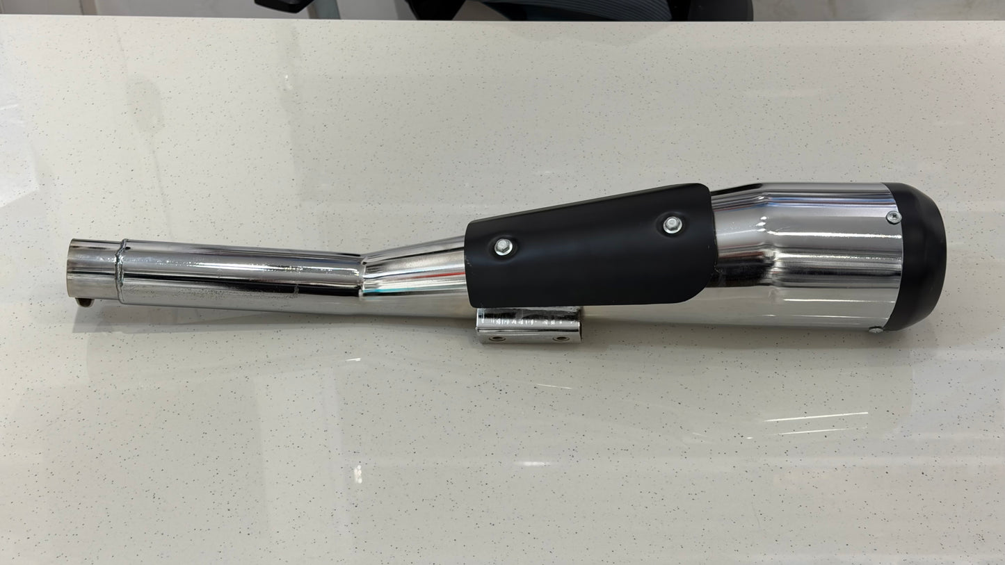 Bambukat Silencer for Royal Enfield Old Classic, Old Standard & Thunderbird – Deep Bass Exhaust