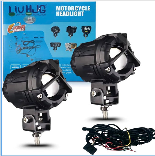 HJG Mercedes 60W Fog Light with Wiring Harness – Premium LED Auxiliary Light | Solid Build Quality
