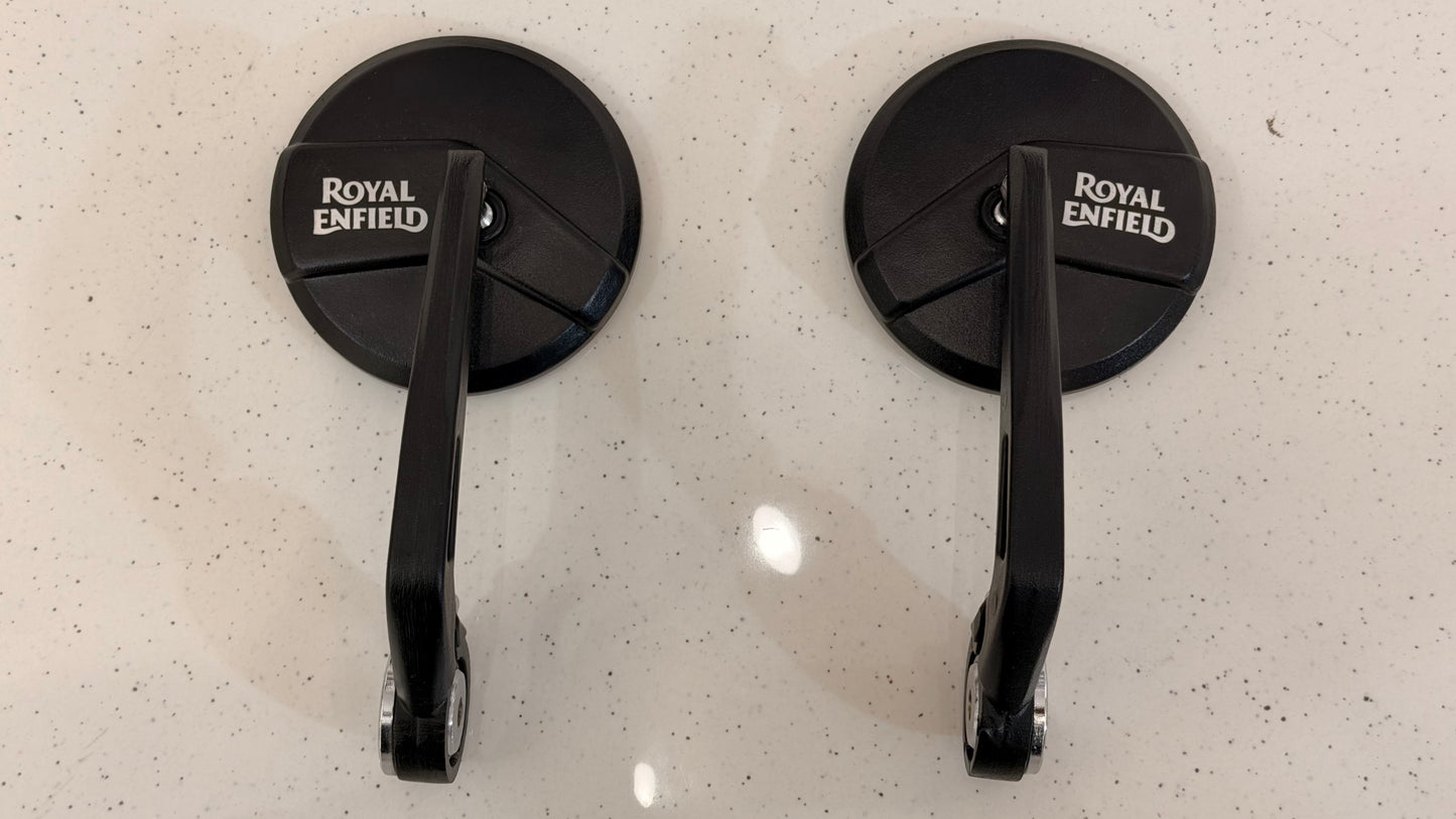 Bar End Mirrors for Royal Enfield Motorcycles – Premium Rear View Mirrors for All RE Models