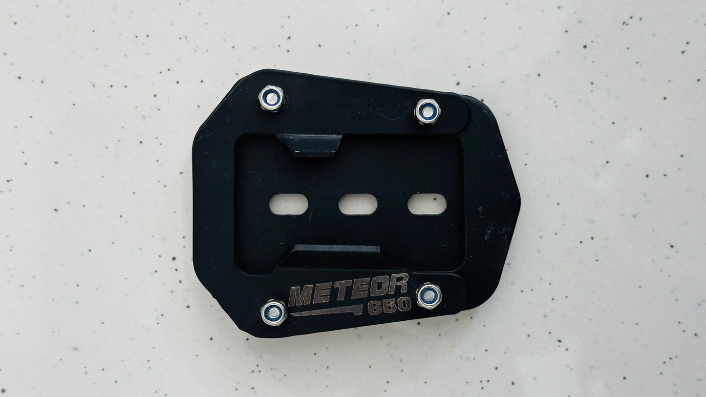 Side stand extender for super meteor 650