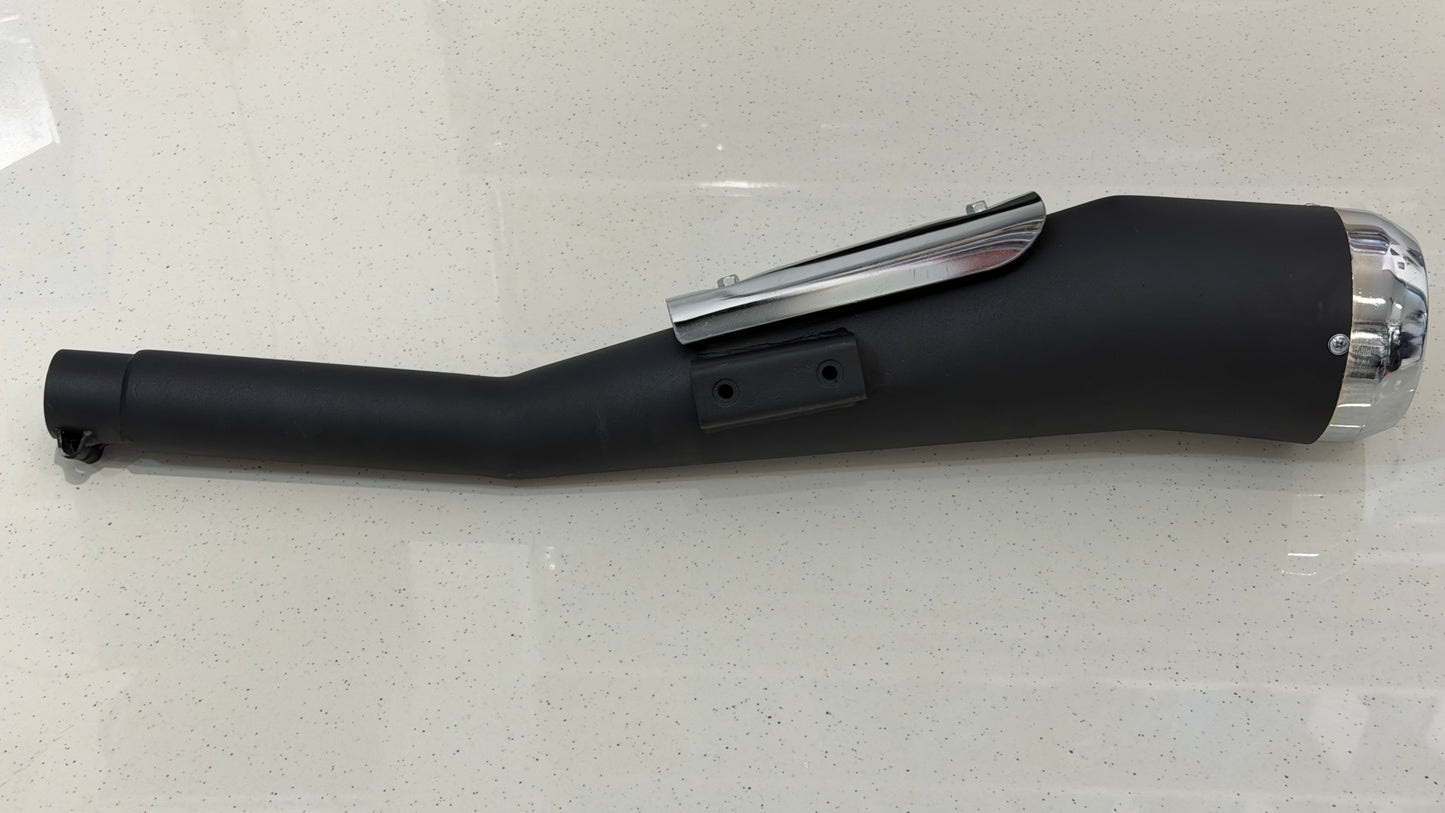 Bambukat Silencer for Royal Enfield Old Classic, Old Standard & Thunderbird – Deep Bass Exhaust