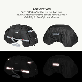 ViaTerra CLAW 72L 100% Waterproof Motorcycle Tail Bag – Universal Adventure Touring Tail Bag with Roll-Top Design