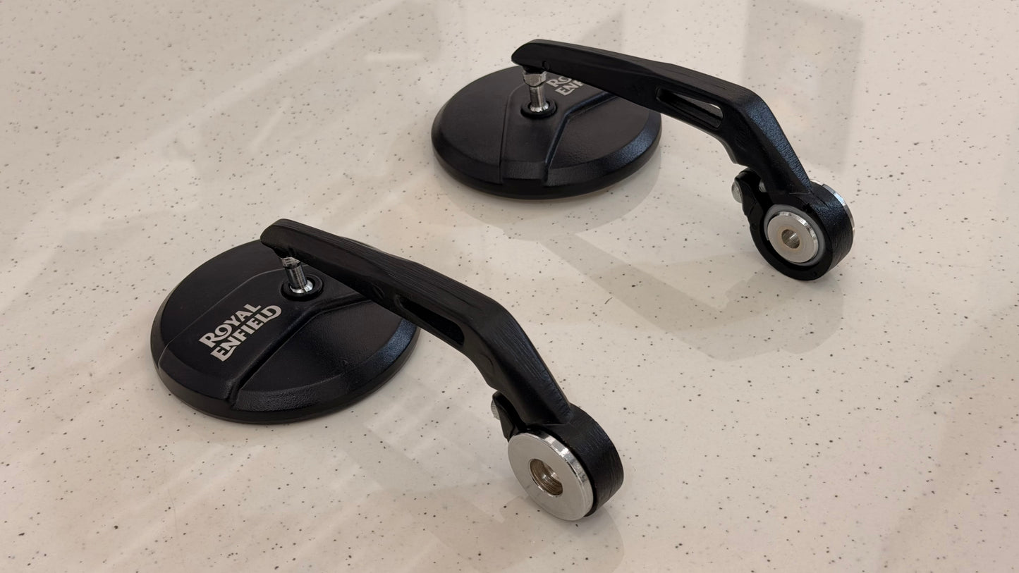 Bar End Mirrors for Royal Enfield Motorcycles – Premium Rear View Mirrors for All RE Models