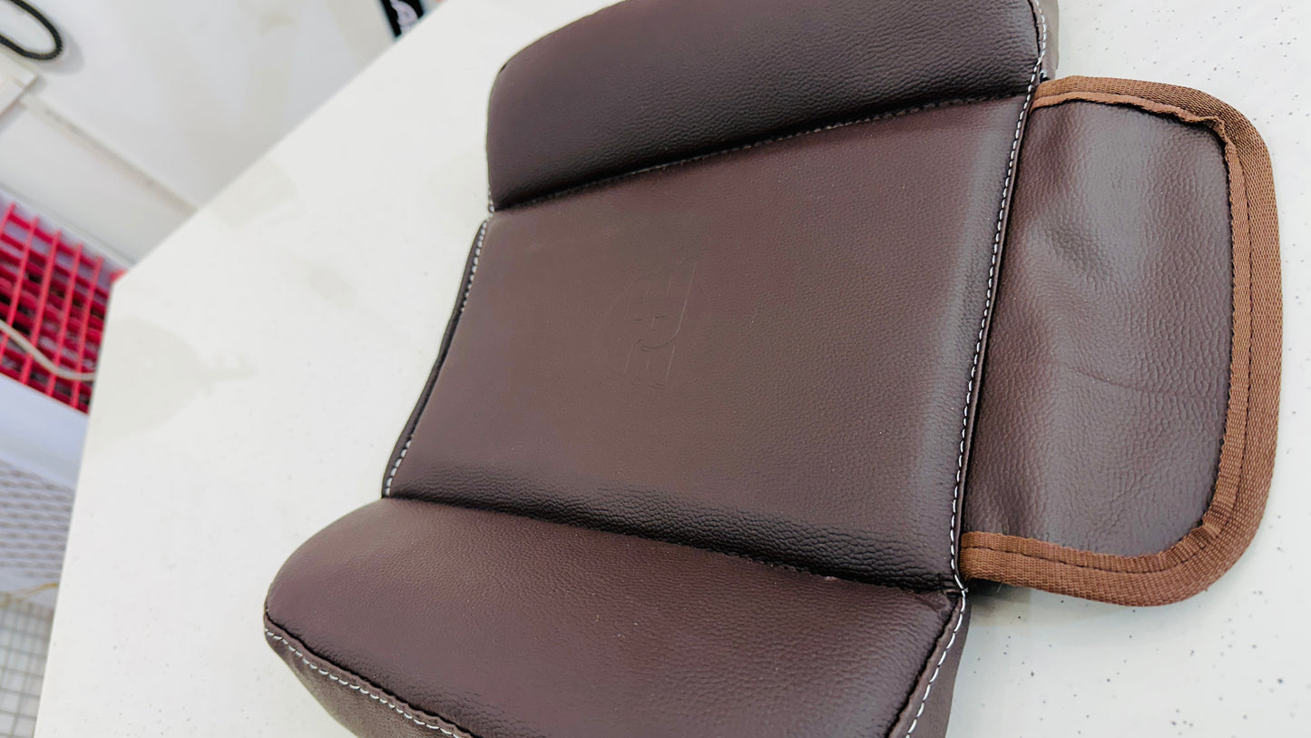 Wider Pillion Seat for Royal Enfield Meteor 350 & Goan Classic 350 – Premium Comfort Seat (Black & Brown)