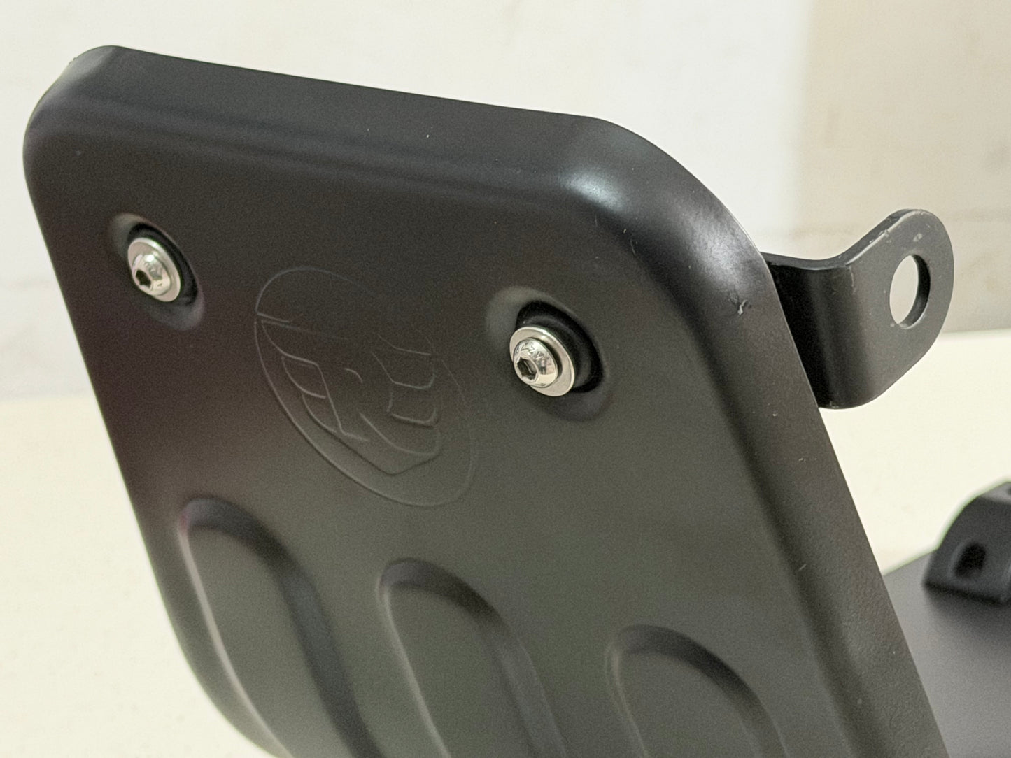 Genuine Sump Guard Aluminium ( Black & Silver )