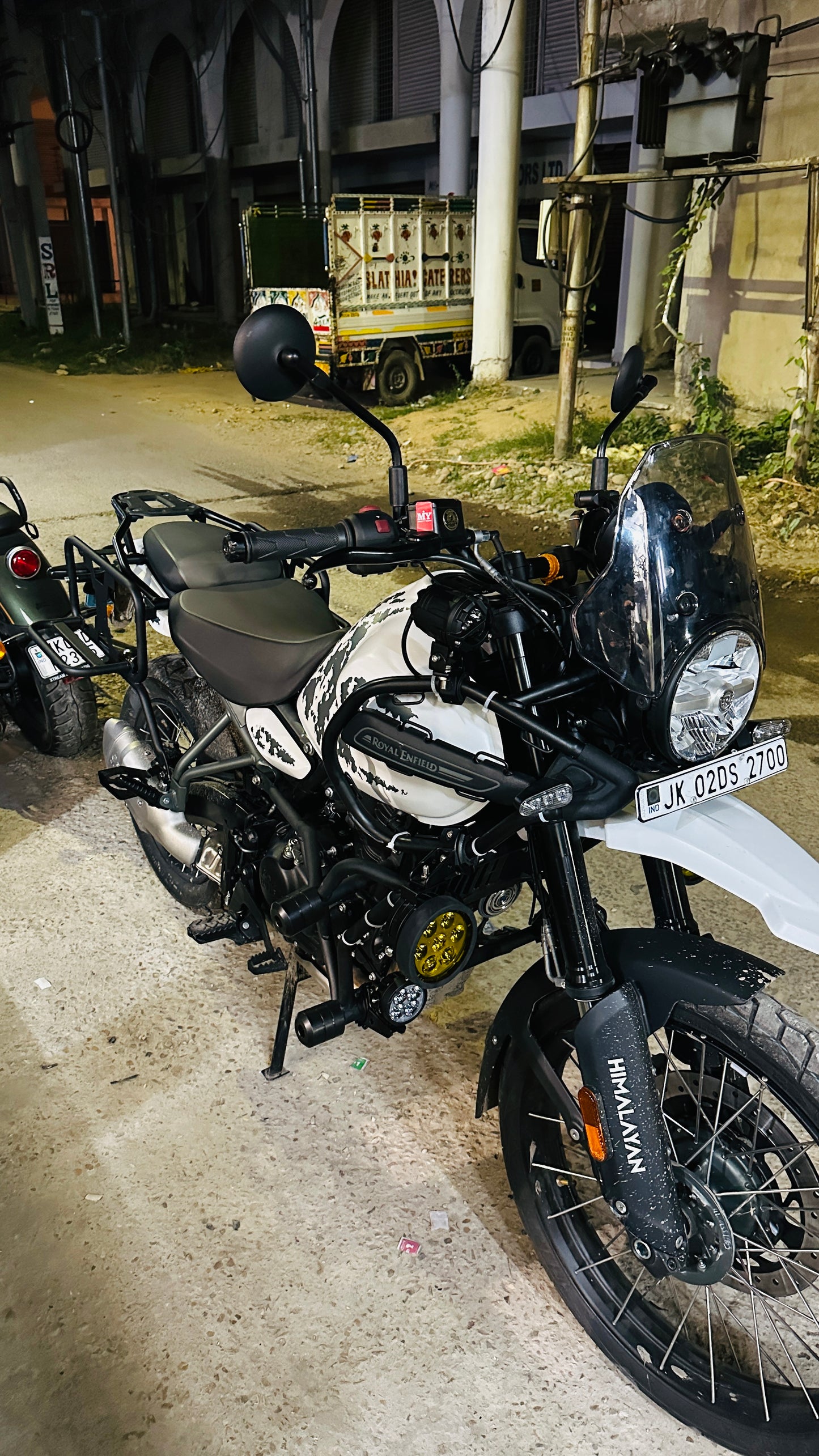 Heavy-Duty Crash Guard with 4 Sliders for Royal Enfield Himalayan 450 – Matt Black Engine Protection