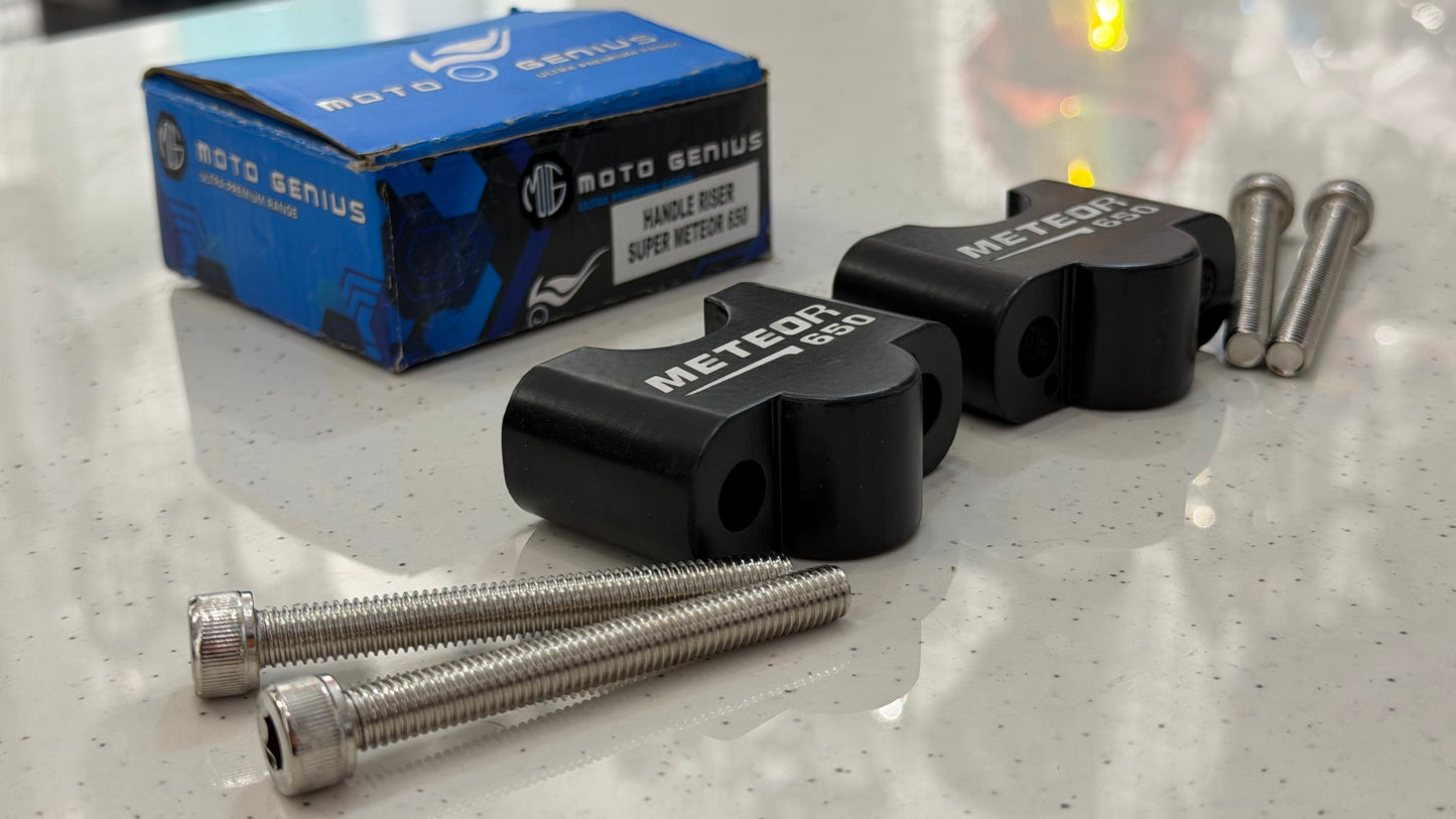 Handlebar Raiser for Royal Enfield Super Meteor 650 – Improved Comfort & Ergonomic Riding